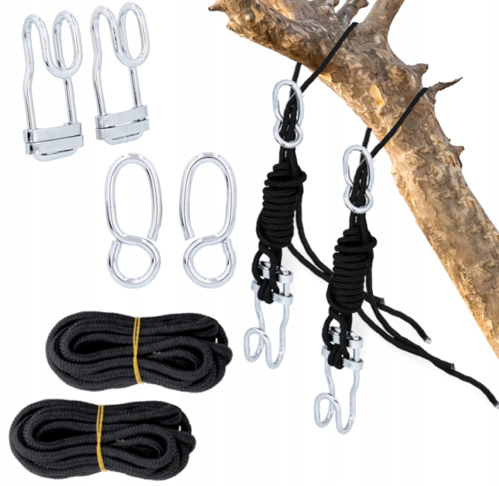 Set montare hamace si leagane, 6 piese, sarcina 200 kg [6]