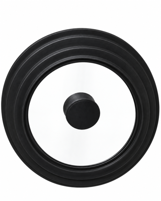 Set oale HAEGER EASY FIT, 16/18/20 cm, 5 piese, Maner detasabil, Capac sticla inclus, Strat antiaderent ILAG Ultimate, Compatibile cu toate tipurile de plita, Negru [5]