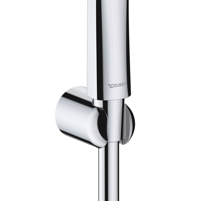 Set para de dus Duravit UV0712002010, dus, diametru 110 mm, 3 functii, montaj universal, racord 1/2'', crom [3]