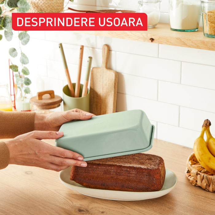 Set pentru copt Tefal Ceramik J175S804, 8 piese, invelis ceramic antiaderent, design stivuibil, verde [11]