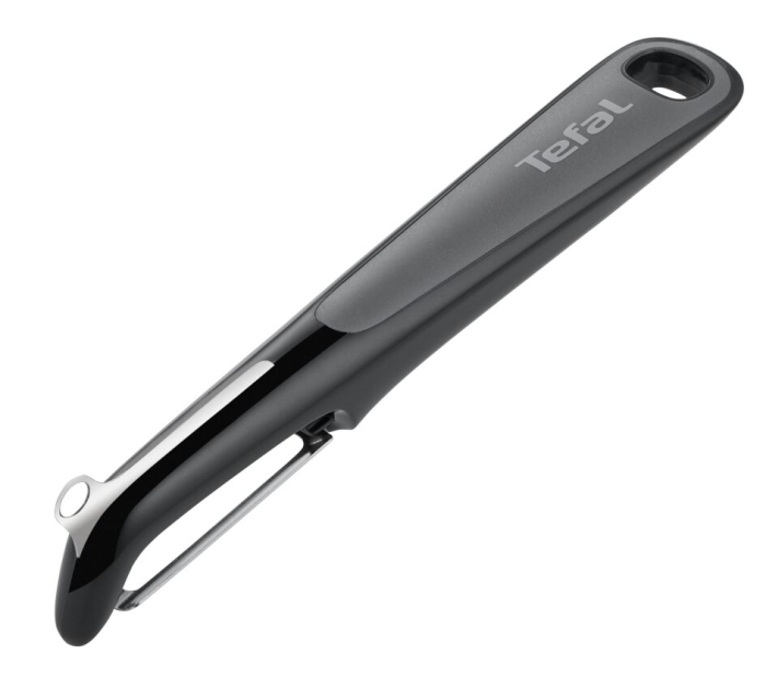 Set pentru curatarea legumelor Essential K2219255,  cutit si dispozitiv pentru decojire, lame otel inoxidabil, 12 cm, maner Soft Touch, negru, /  [5]
