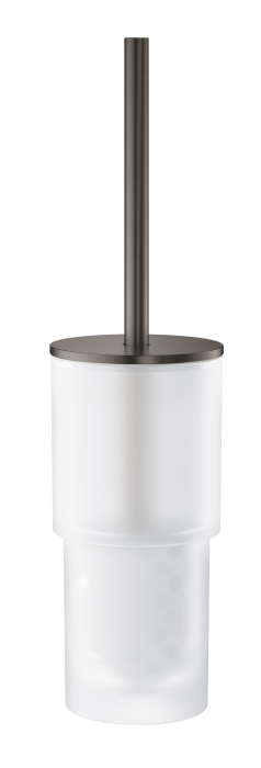 Set perie WC Grohe 40314AL3, Atrio, pe perete, metal, sticla, mat, grafit [2]