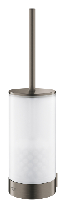 Set perie WC Grohe 41076AL0, Selection, pe perete, sticla / metal, mat, grafit [2]