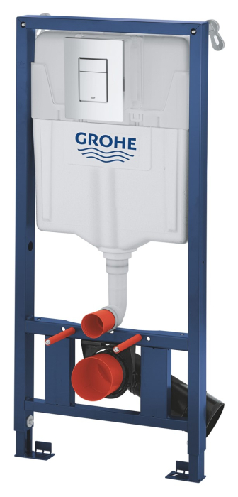 Set rezervor Grohe 39859000, Cadru 3in1 Rapid SL, tip instalare incastrat, tip placare uscata, numar moduri spalare 2 [3]