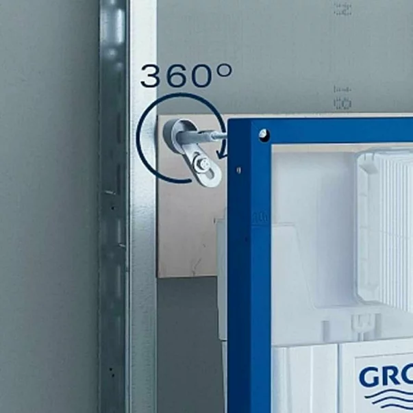 Set rezervor incastrat 4 in 1 Grohe Rapid SL cadru si clapeta Skate Cosmopolitan cu izolare fonica [5]