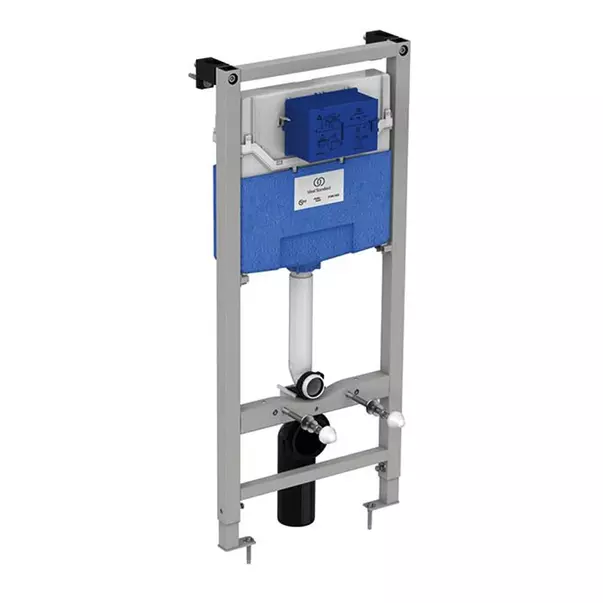 Set rezervor WC Ideal Standard ProSys si clapeta crom plus vas WC Tesi Aquablade cu capac soft close [5]