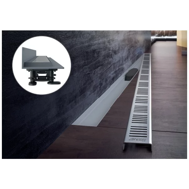 Set rigola pentru dus cu capac Alca APZ30 WALL 65 cm [4]