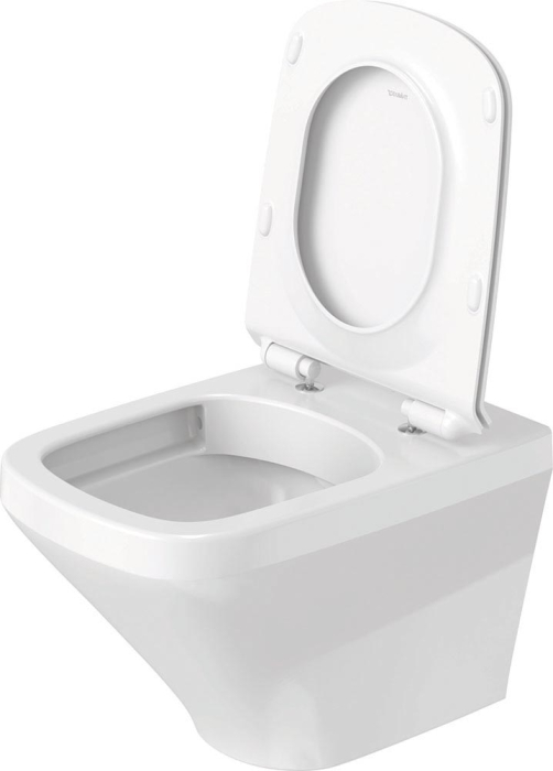 Set vas WC Duravit 45510900A1, DuraStyle, montaj suspendat, tip clatire jet de apa, tip evacuare orizontala, alb [5]