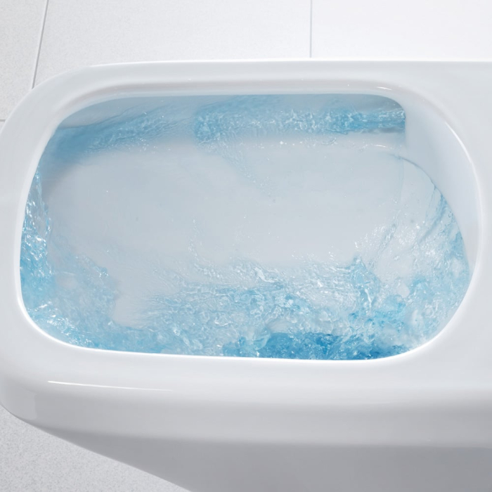 Set vas WC Duravit 45510900A1, DuraStyle, montaj suspendat, tip clatire jet de apa, tip evacuare orizontala, alb [8]