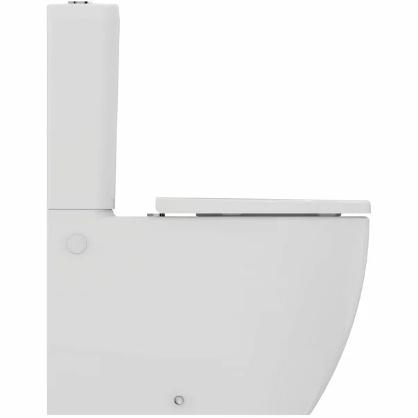 Set vas WC Ideal Standard Ellisse rimless BTW cu capac softclose alb si rezervor [2]