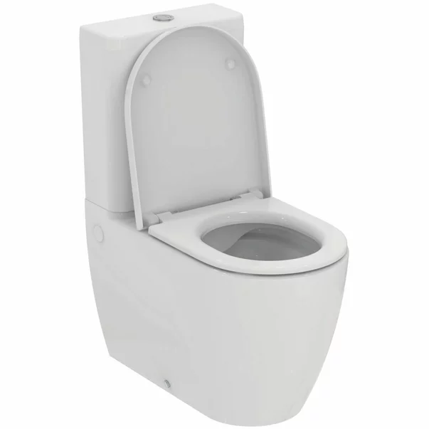 Set vas WC Ideal Standard Ellisse rimless BTW cu capac softclose alb si rezervor [4]