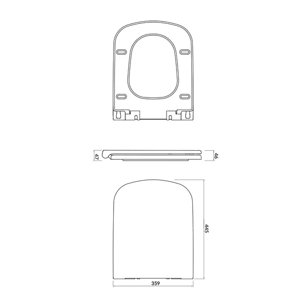 Set vas WC pe pardoseala 574 Cersanit Colour rezervor 010 si capac softclose alb [2]