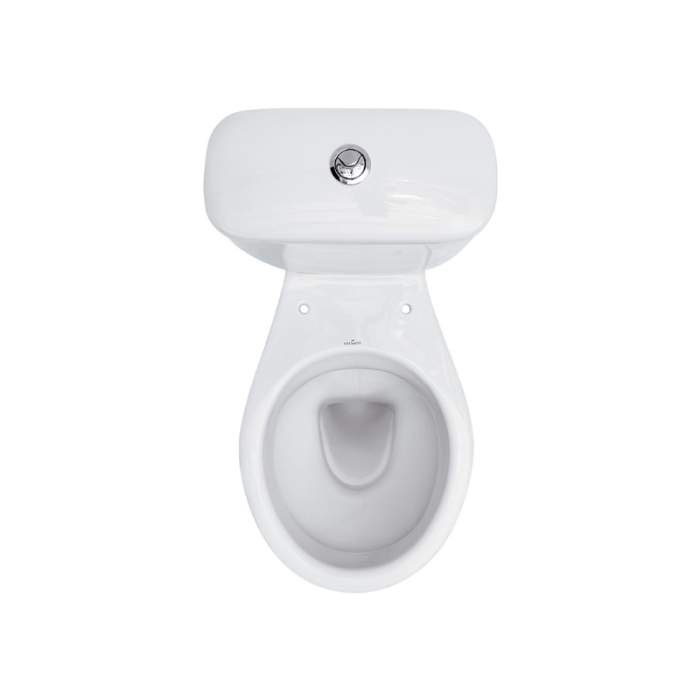 Set vas WC stativ Cersanit, President, cu rezervor si capac din polipropilena inclus, alb [5]