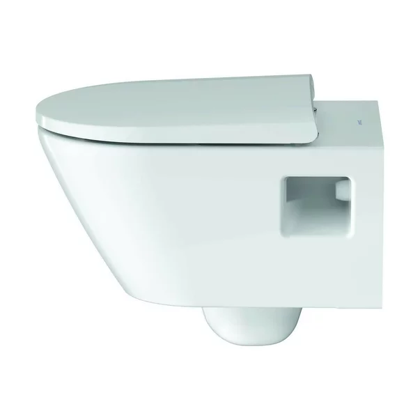 Set vas WC suspendat Duravit D-Neo Rimless compact 48 cm cu capac softclose [3]