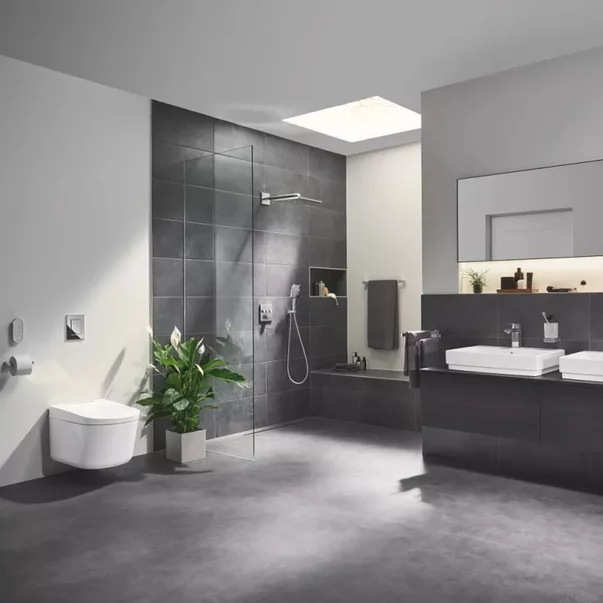 Set vas WC suspendat Grohe Sensia Pro Rimless cu functie bideu electric alb lucios si capac softclose [19]