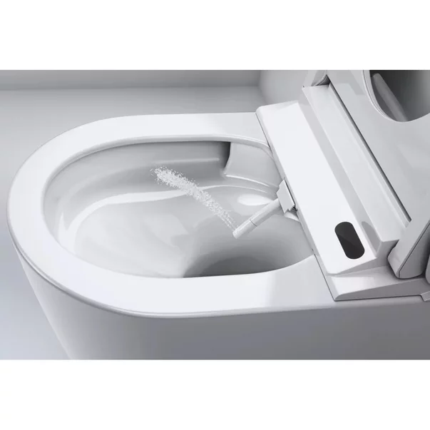 Set vas WC suspendat Grohe Sensia Pro Rimless cu functie bideu electric alb lucios si capac softclose [13]