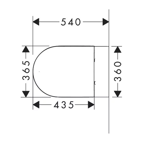 Set vas WC suspendat Hansgrohe GladeLake S AquaChannel Flush cu capac softclose alb lucios [4]