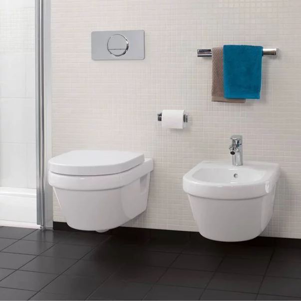 Set vas WC suspendat Villeroy&Boch Architectura rimless alb cu capac softclose [11]