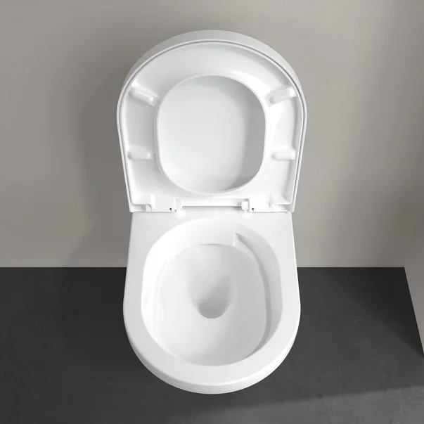 Set vas WC suspendat Villeroy&Boch Arhitectura TwistFlush Rimless cu capac softclose [5]