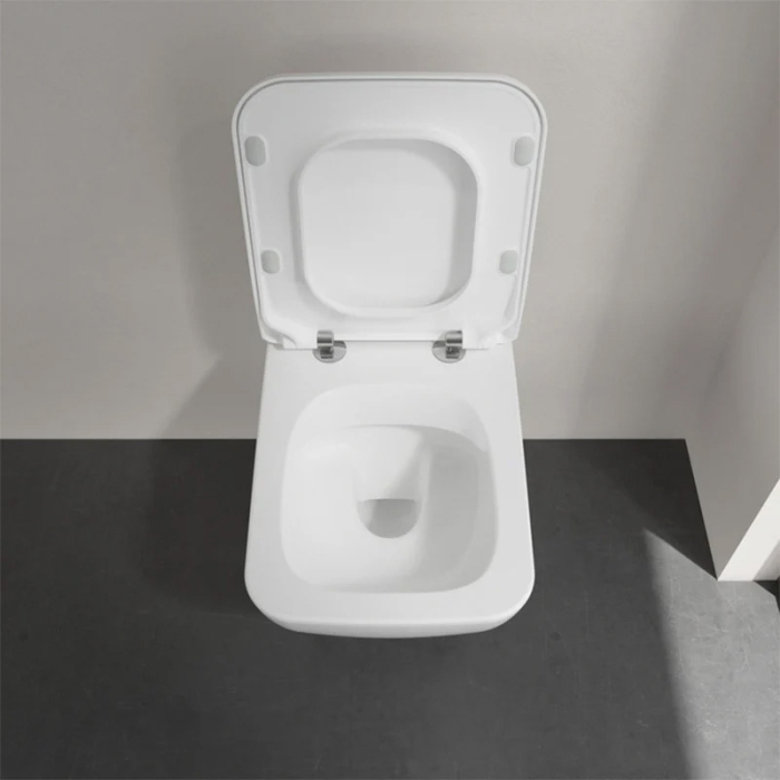 Set vas WC suspendat, Villeroy & Boch, Collaro, cu capac soft close și quick release, alb [5]