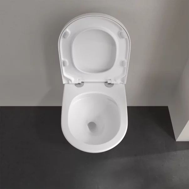 Set vas WC suspendat Villeroy&Boch Subway 3.0 CeramicPlus TwistFlush alb cu capac softclose [7]