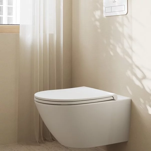 Set vas WC suspendat Villeroy&Boch Universo TwistFlush Rimless alb alpin cu capac softclose [9]