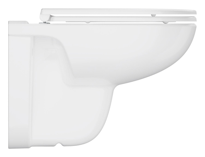 Set WC Grohe 112949SH00, Bau Ceramic, suspendat, Rimless, capac SoftClose, alb [4]