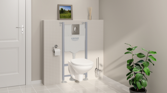 Set WC Grohe 39419000, 156 mm, 197 mm, 90, 110 mm, 180, 230 mm, 531 mm, 368 mm, 2 moduri spalare, Lucios [7]