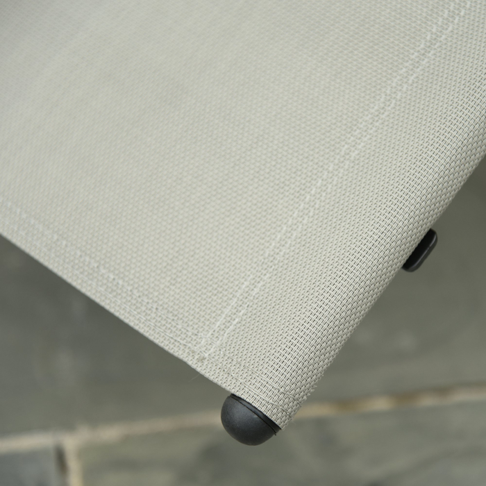  Sezlong Balansoar de Gradina cu buzunar lateral si pernuta, in Metal 62L x 88L x 165Hcm [9]