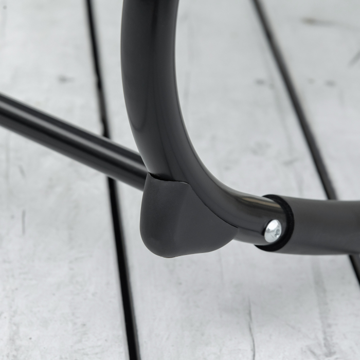  Sezlong de Gradina cu Gravitate Zero, Balansoar Ergonomic cu Perna si Tesatura Respirabila pentru Interior si Exterior, Gri [9]