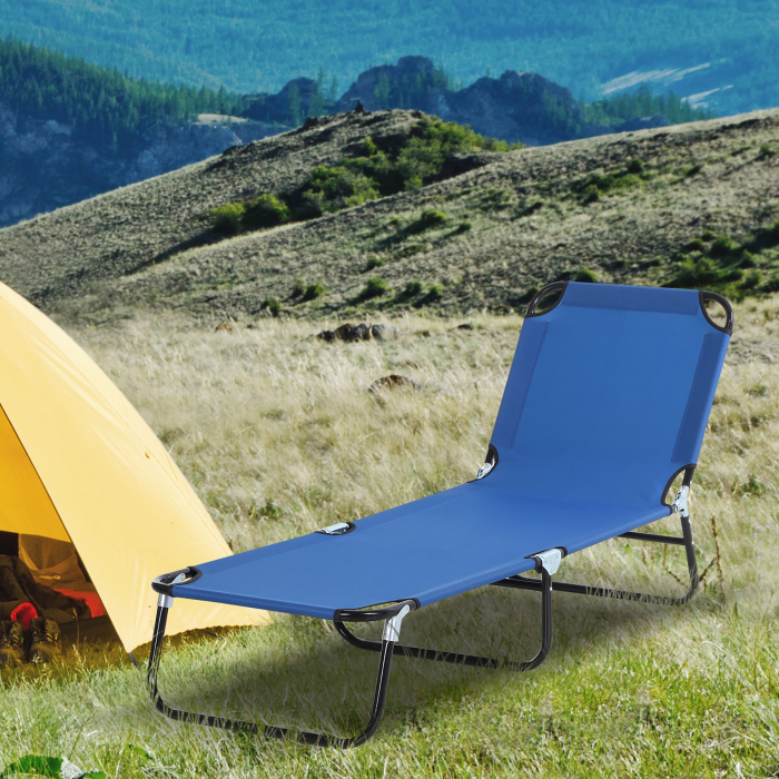  Sezlong de Gradina cu Spatar Reglabil in 5 Pozitii, Sezl [2]