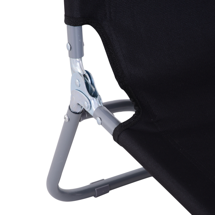  Sezlong pentru Gradina Pliabil din Metal si Tesut Oxford Respirabil [8]