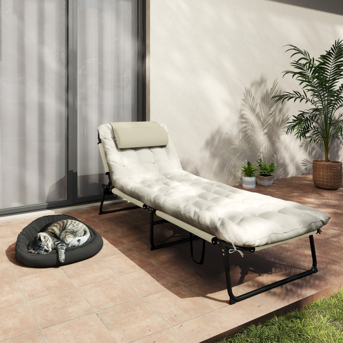  Sezlong pliabil cu spatar inclinabil pe 4 nivele, Scaun [8]