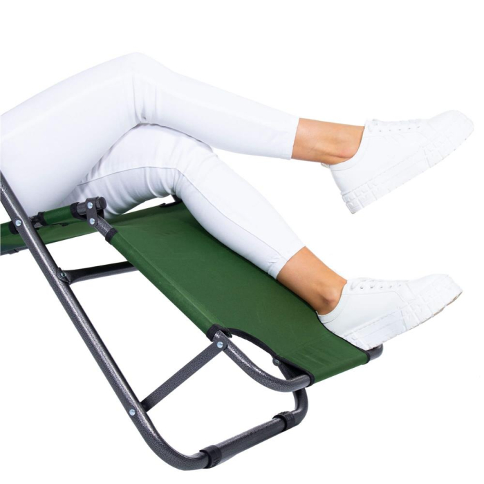 Sezlong pliabil SERSIMO GC5, Relax Zero Gravity, 80x60x153cm, Verde [22]
