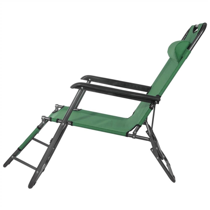 Sezlong pliabil SERSIMO GC5, Relax Zero Gravity, 80x60x153cm, Verde [12]