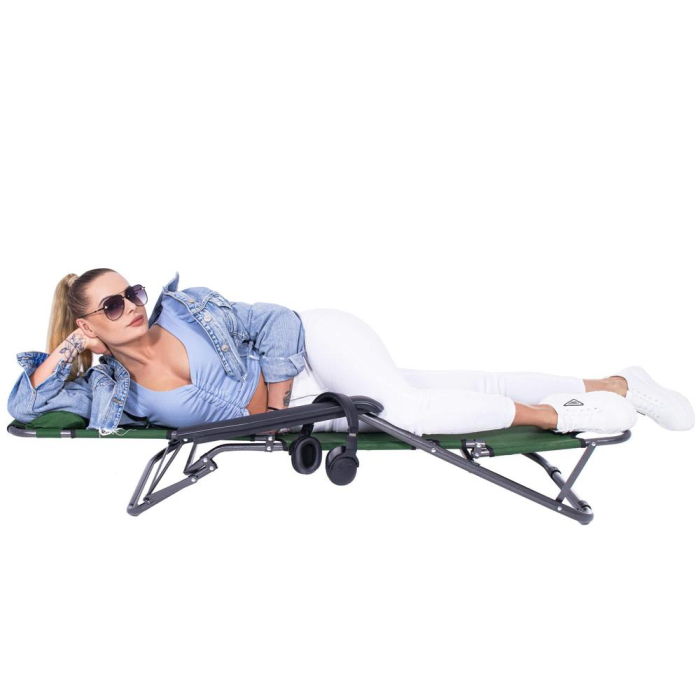 Sezlong pliabil SERSIMO GC5, Relax Zero Gravity, 80x60x153cm, Verde [19]