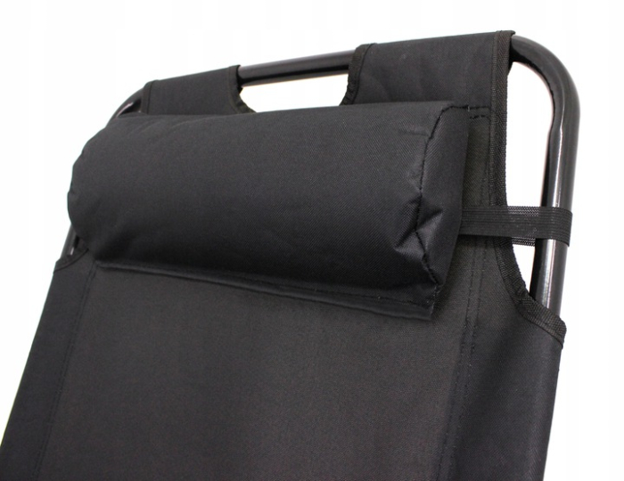 Sezlong pliabil  Relax Zero Gravity, 80x60x153cm, Negru [6]