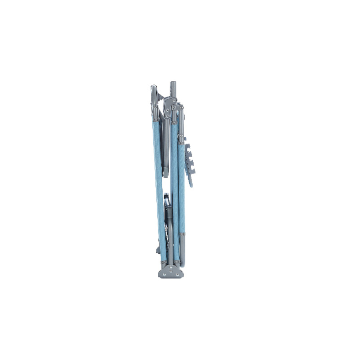 Sezlong pliant  186 x 56 cm, pentru plaja sau gradina, albastru, capacitate 110kg [4]