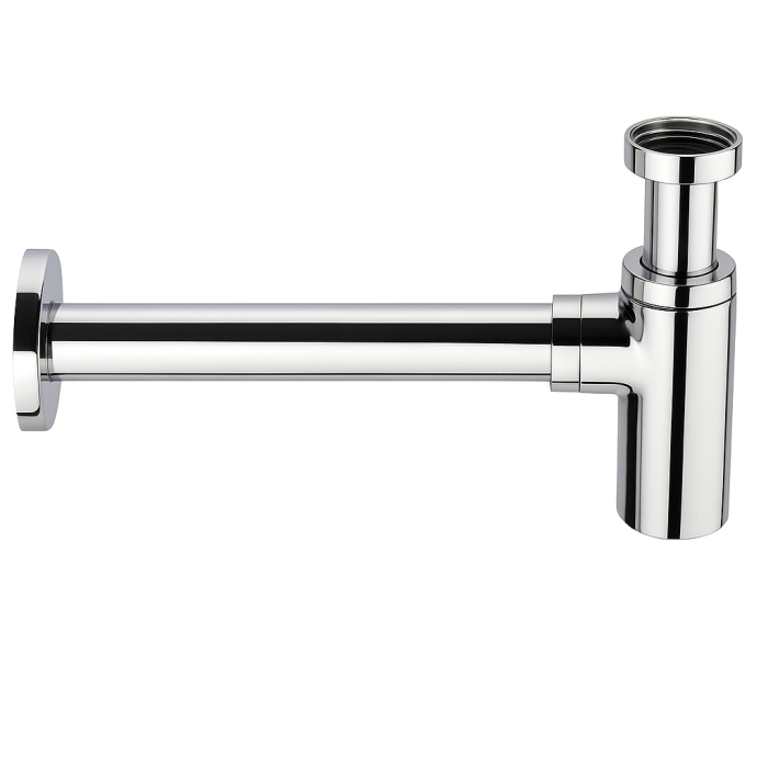 Sifon lavoar Remer Rubinetterie Minutery 958L, design cilindric, diametru 32 mm, G 1 1/4, alama cromata [2]