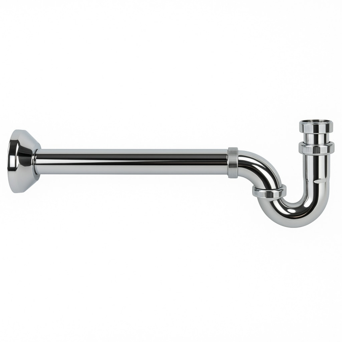 Sifon lavoar Remer Rubinetterie Minutery 971Z114, tip S, 1” 1/4, crom lucios, anti-miros neplacut, zamac [2]