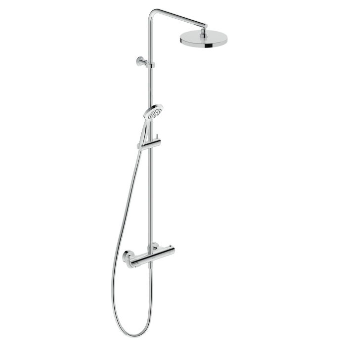 Sistem de dus Duravit B14280008010, dus B.1, tip incastrare aparent, pentru dus, pentru un dus confortabil zilnic, crom [2]