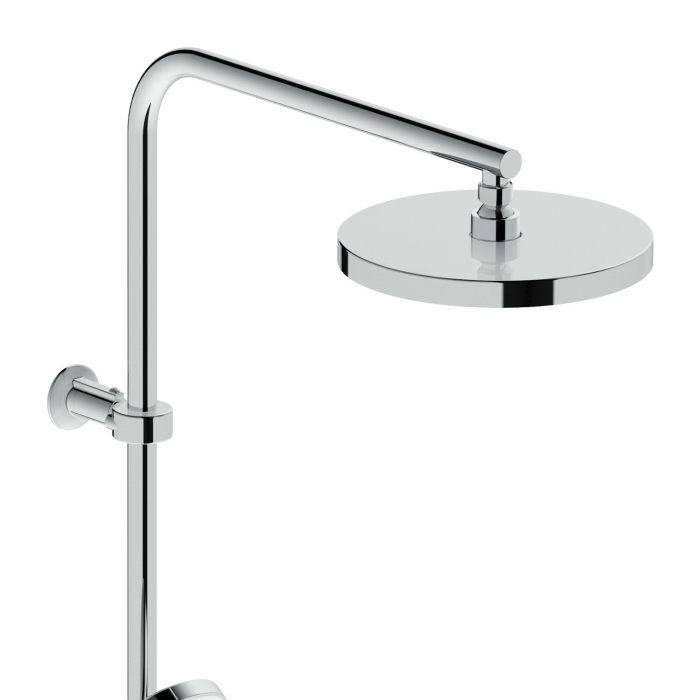 Sistem de dus Duravit B14280008010, dus B.1, tip incastrare aparent, pentru dus, pentru un dus confortabil zilnic, crom [3]