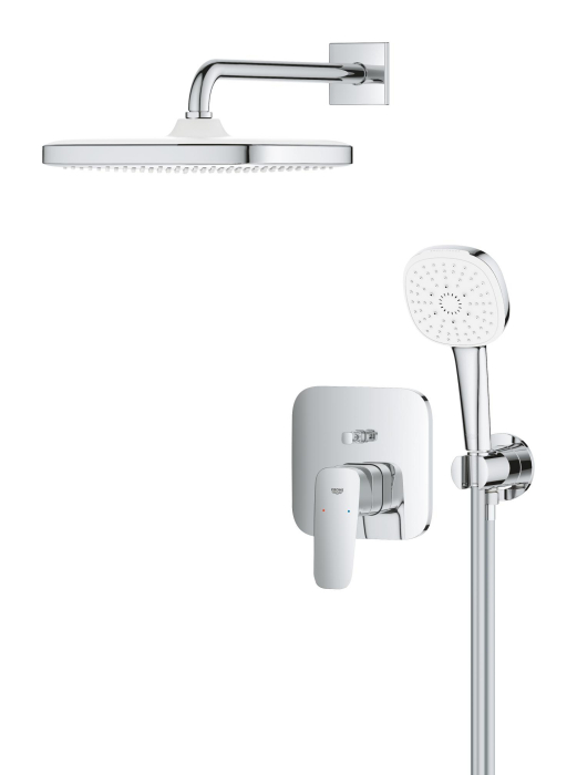 Sistem de dus Grohe 1053360000, dus Cubeo, tip incastrare incastrat, pentru dus, tip comanda monocomanda, crom [3]
