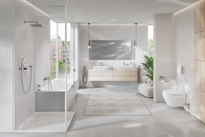 Sistem de dus Grohe 1053360000, dus Cubeo, tip incastrare incastrat, pentru dus, tip comanda monocomanda, crom [5]