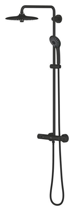 Sistem de dus Grohe 264032432, dus Vitalio Joy, tip incastrare aparent, pentru dus, termostat, negru [5]