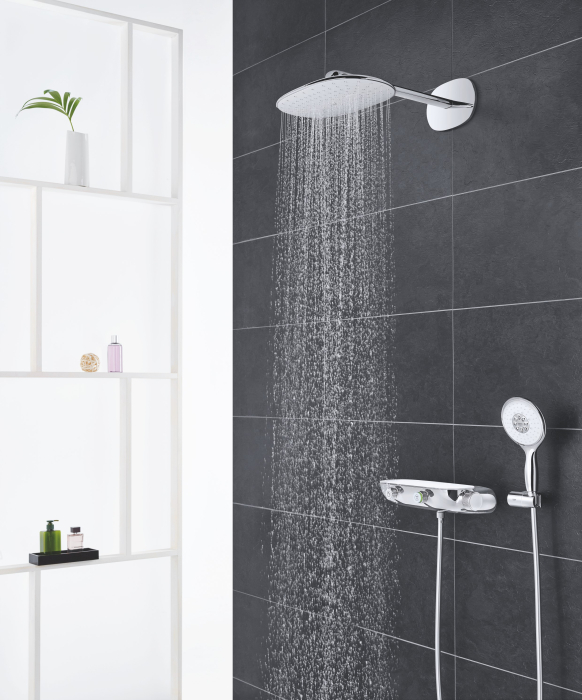 Sistem de dus Grohe 26446LS0, SmartControl 360, termostat, incastrat, 360 mm, 2 functii, anti-oparire, anti-calcar, crom [3]