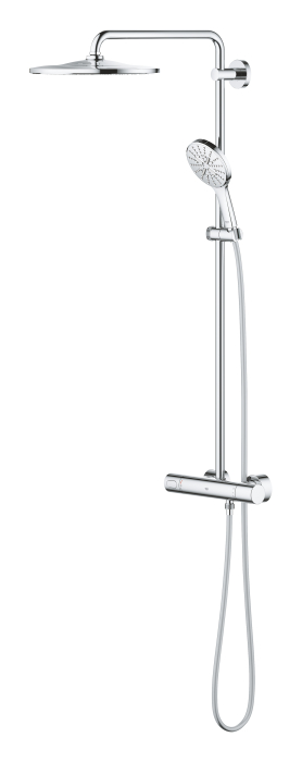 Sistem de dus Grohe 26647000, Rainshower SmartActive 310, tip incastrare aparent, pentru dus, termostat, crom [2]