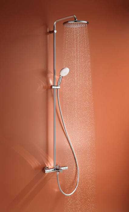 Sistem de dus Grohe 26672001, 250 mm, 1 bar, 110 mm, 1.75 m, 1588 mm, 412 mm, 1 functii palarie dus, Crom [7]