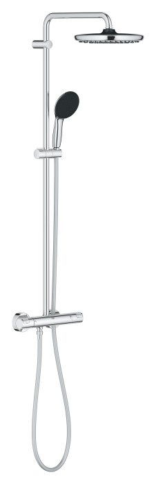 Sistem de dus Grohe 26677001, 250 mm, 1 bar, 110 mm, 1.75 m, 1132 mm, 412 mm, 1 functii palarie dus, Crom [2]