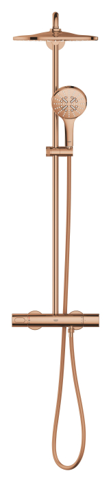 Sistem de dus Grohe 26836DA0, SmartActive, aparent, termostat, 310 mm, 1 functie, lucios, cupru [4]